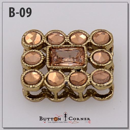 Fancy Kundan Button