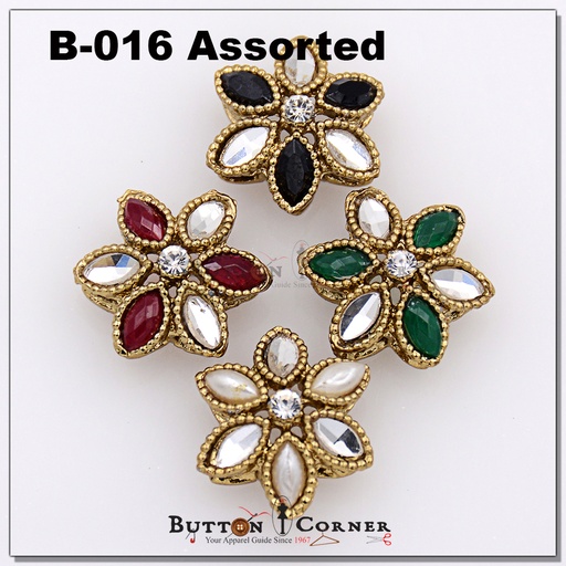 Fancy Kundan Button