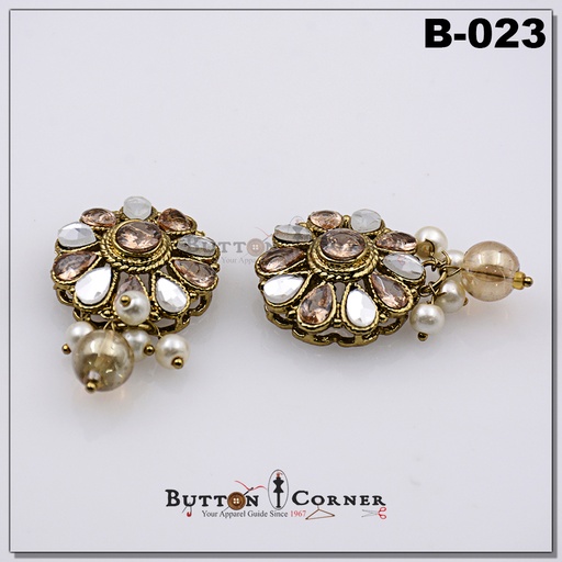 Fancy Kundan Button