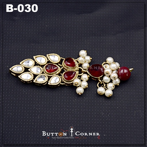 Fancy Kundan Button