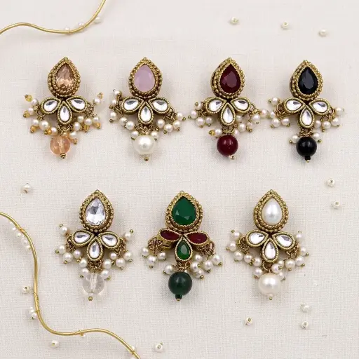 Fancy Kundan Button