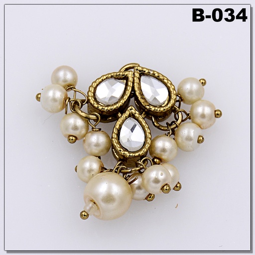 Fancy Kundan Button