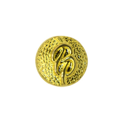 [MBT56-GOLD] Chain Design Metal Shirt Button