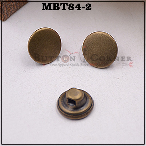 Plain Metal Shirt Button