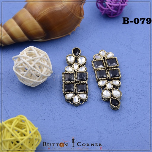 Fancy Kundan Button