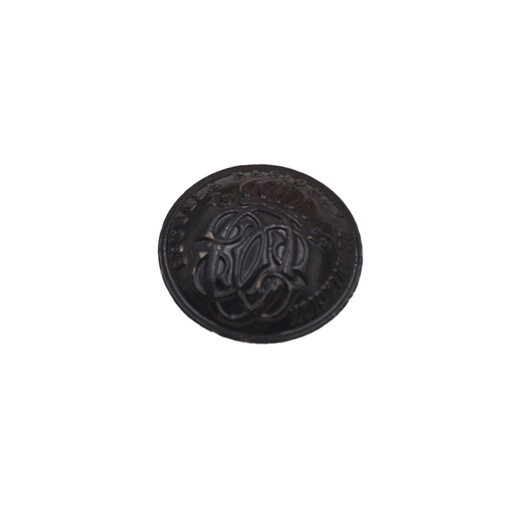 [MBW152-BLACK] Crown Metal Suiting Button