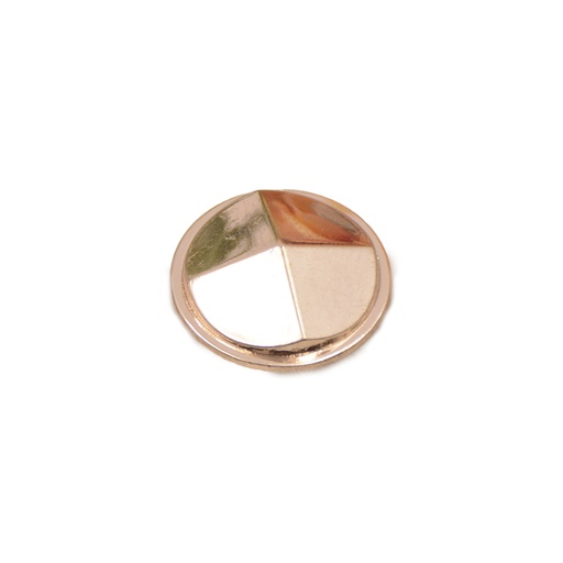 [MBW161-GOLD] Diamond Shape Metal Suiting Button