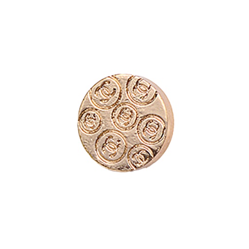 [MBW48-GREY] Chanel Logo Metal Suiting Button