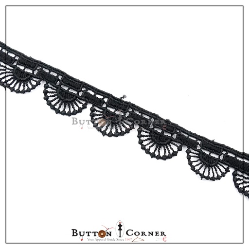 One Side Border Shuttle Lace