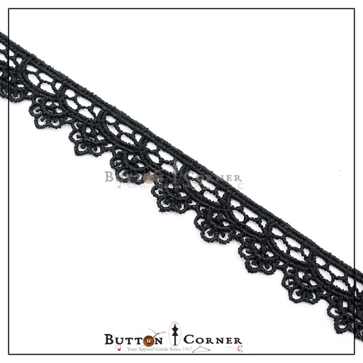 One Side Border Shuttle Lace