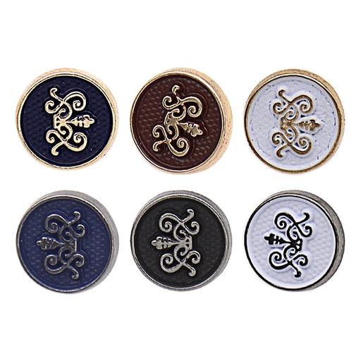 Venice Logo Metal Shirt Button