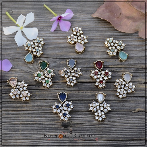 Fancy Kundan Button