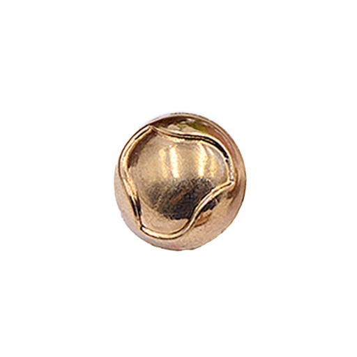 [MBW76-GOLD] Dented Shaped Metal Suiting Button