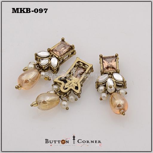 Fancy Kundan Button