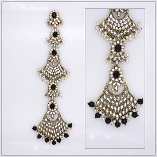 Fancy Kundan Button Patti