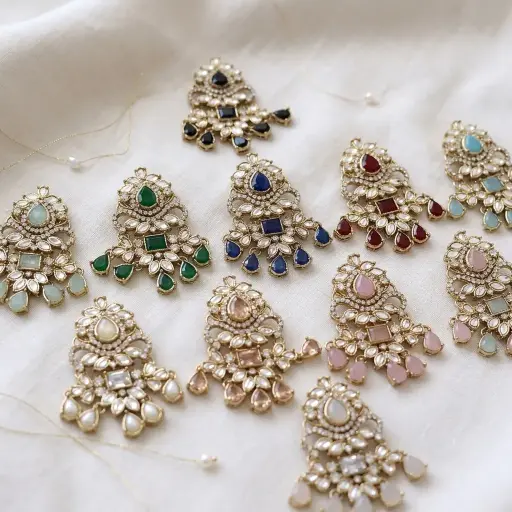 Fancy Kundan Button