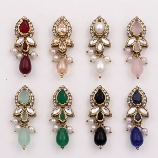 Fancy Kundan Button