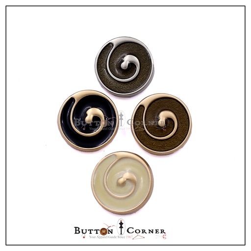 Metal Suiting Button With Epoxy
