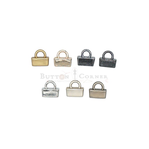 Lock Shape Metal Shank Button