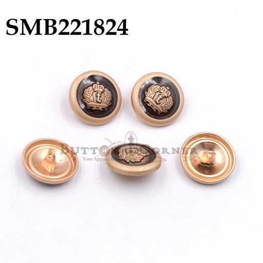 Crown Metal Suiting Button