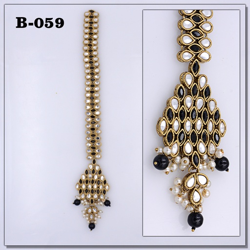 Fancy Kundan Button Patti