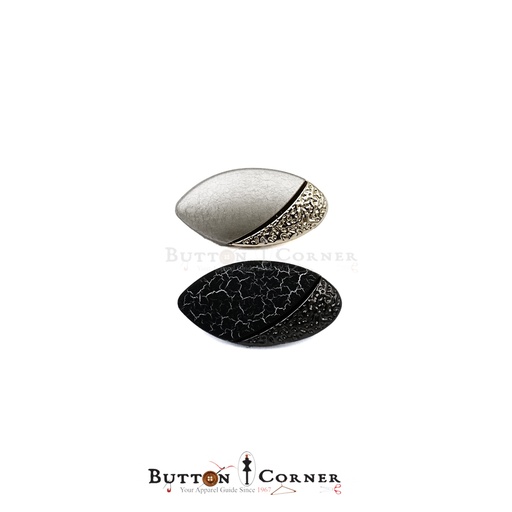 Fancy Buckle Shape Metal Button