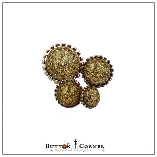 UV Design Fancy Metal Button