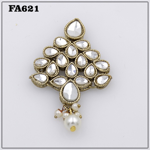 [FA621 CRYSTAL] Fancy Crystal Kundan Button
