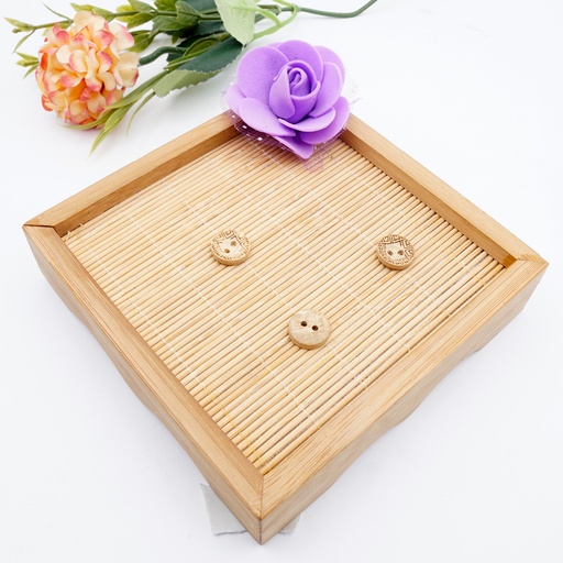 [CB13218-LIGHT BROWN] Versace Design 2 Hole Coconut Button