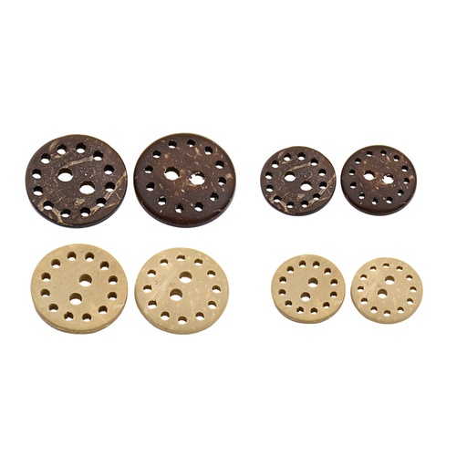 Pierced Around The Edge Coconut Button