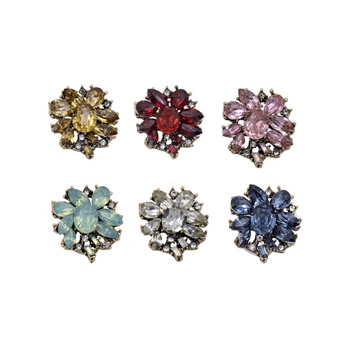 Fancy Crystal Button