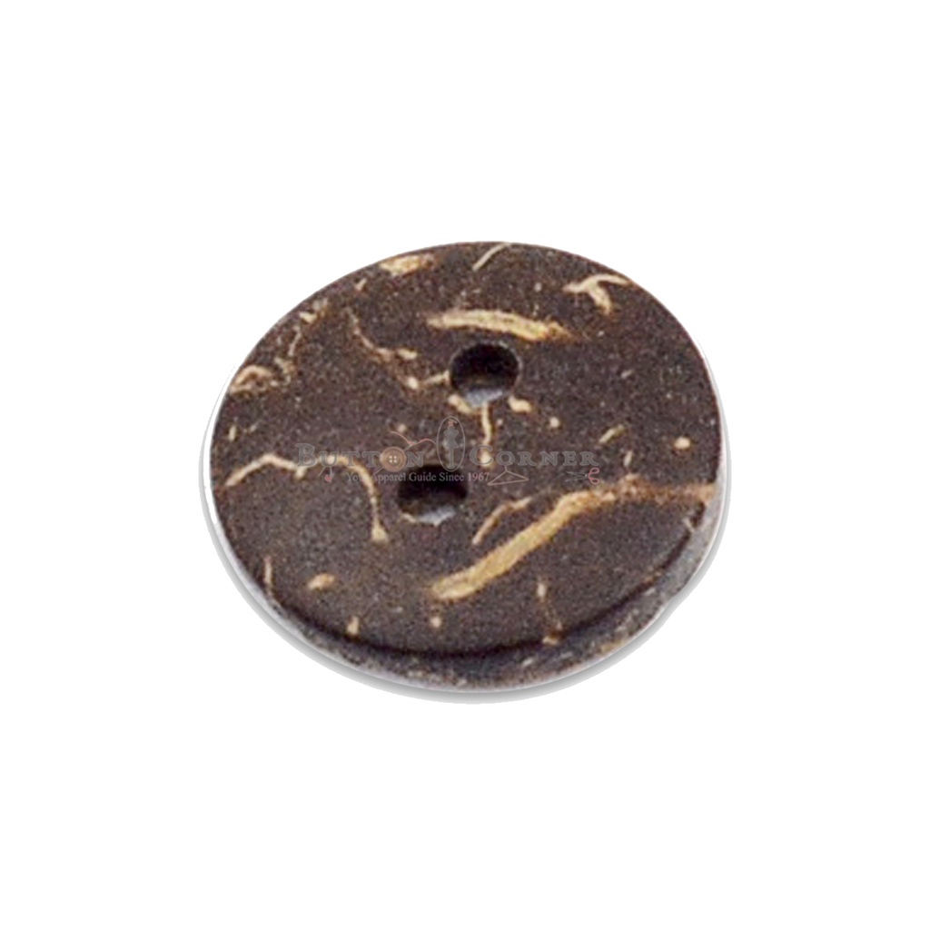 Textured 2 Hole Coconut Suiting Button