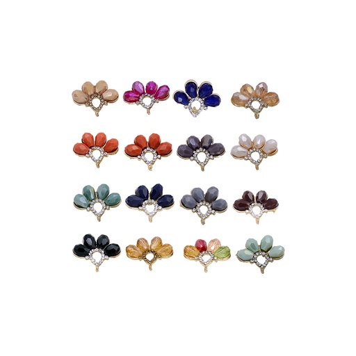 Fancy Crystal Button