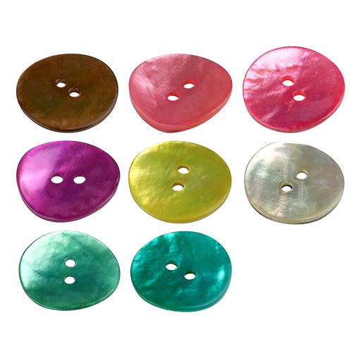 Agoya Japan Coloured Round Shell Button