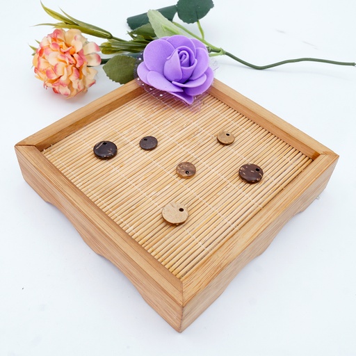 Round Coconut Hanging Button