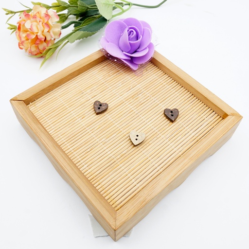 Heart Shape 2 Hole Coconut Button
