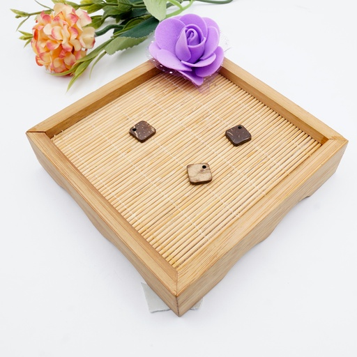 Square Shape Hanging Coconut Button