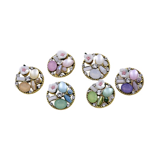 Circular Pendant Fancy Button