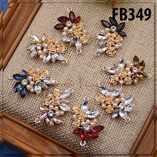 Fancy Button With Leaves Shapes