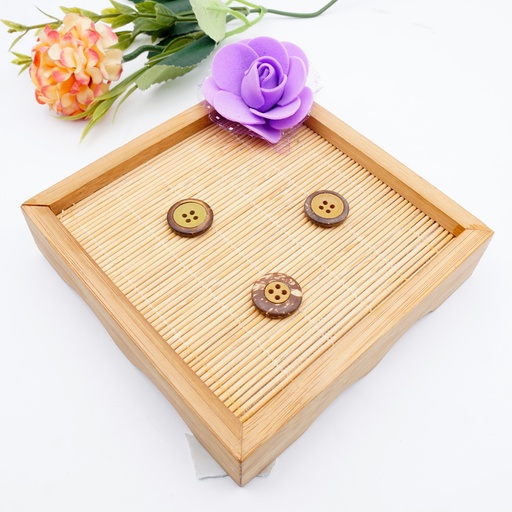 2 Parts 4 Hole Wooden Button