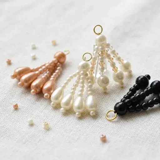 1.75"Inch Pearl Tassel for Women's Fashion