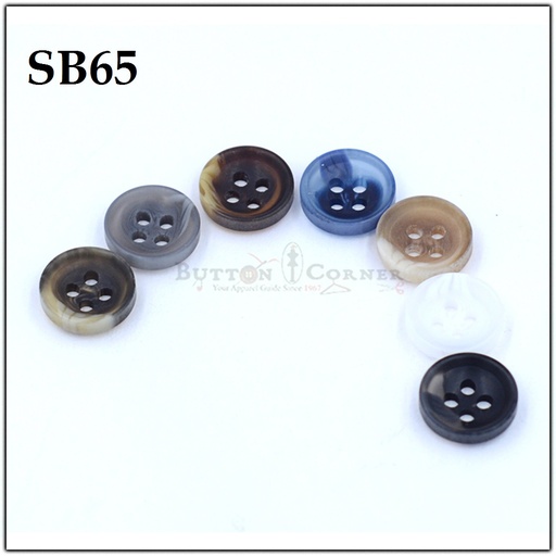 Two-Tone 4 Hole Shirt Button