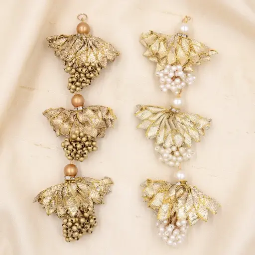 Fancy Pearl & Gota Phanki Tassel