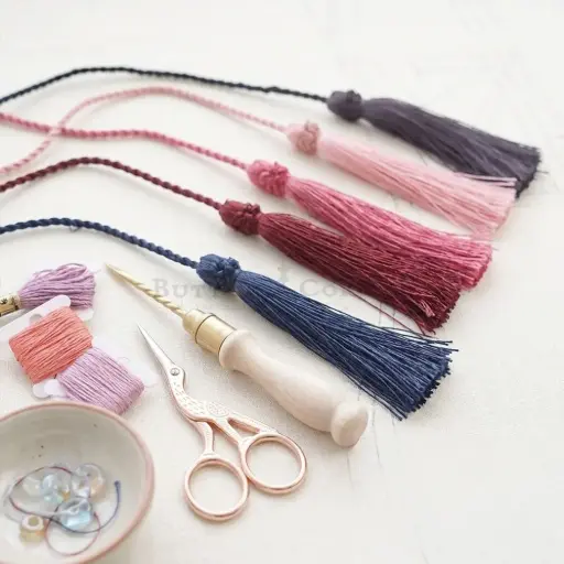 Twister Tassel Cord In Embroidery Thread