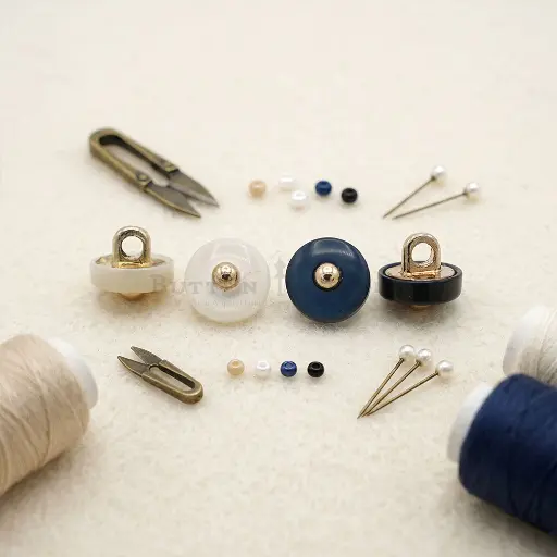 Round Shape Pin Shank Button