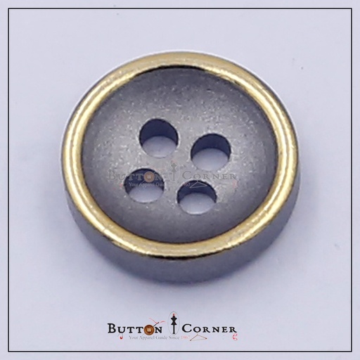 Deep 4 Hole Plastic Shirt Button