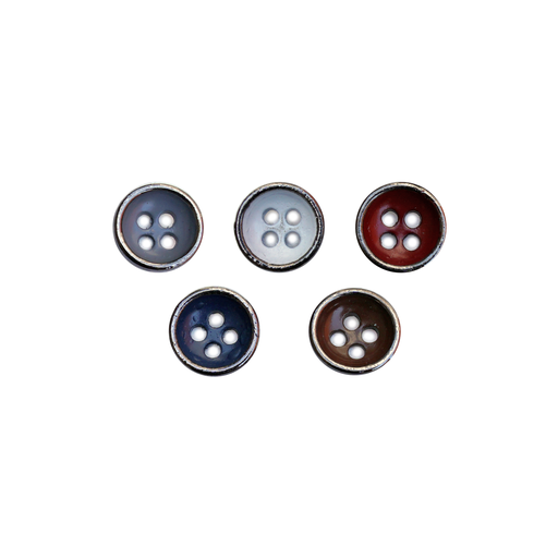 Deep Round 4 Hole Shirt Button