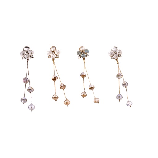 Fancy Hanging Crystal Button