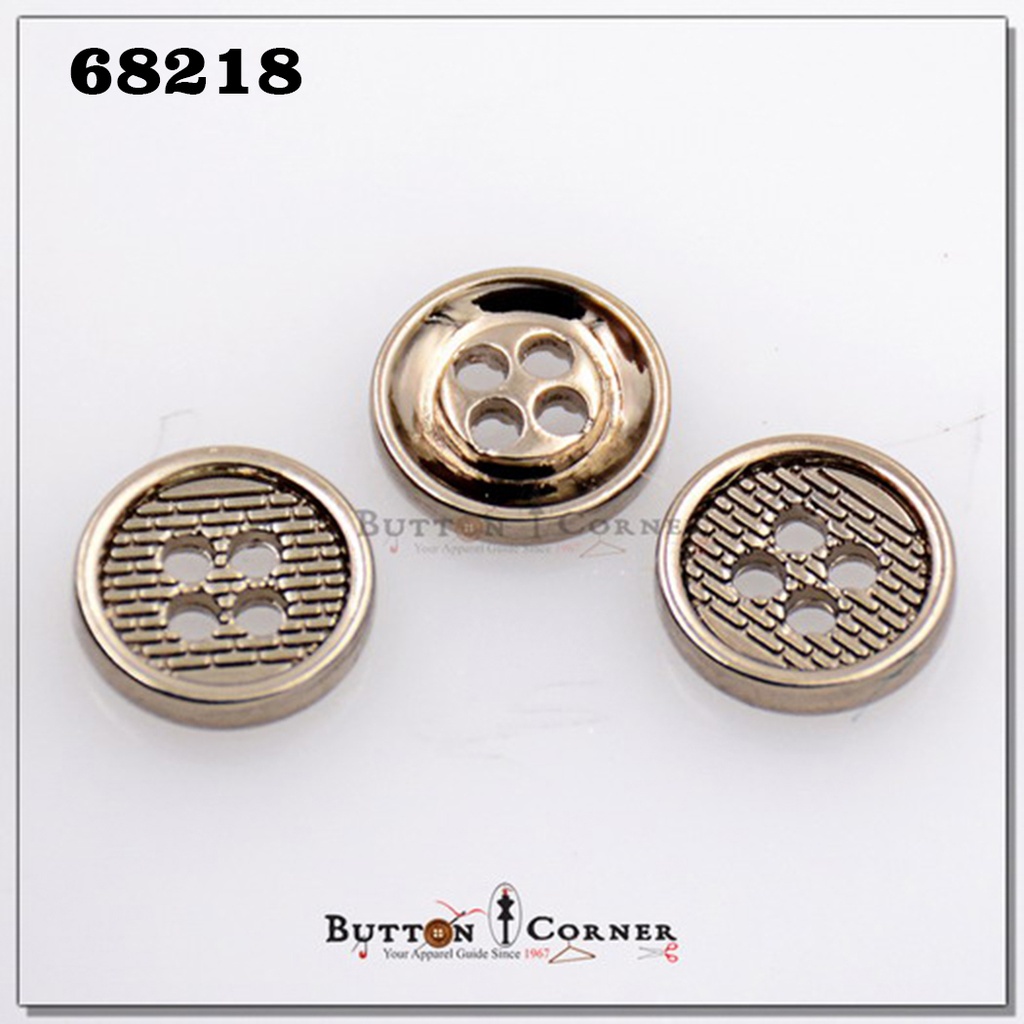 Check Shape 4 Hole Shirt Button