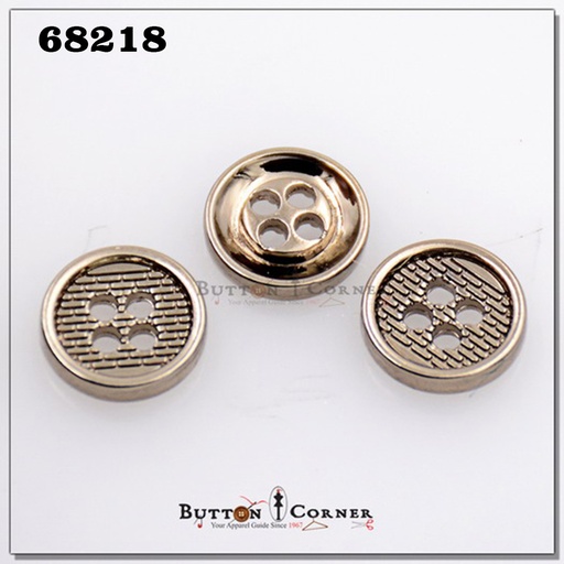 Check Shape 4 Hole Shirt Button